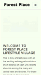 Mobile Screenshot of forestplace.org